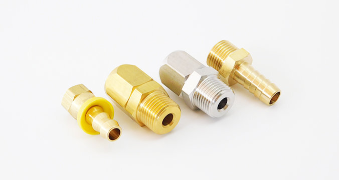 【3個】黄銅製ホース継手 61-9573-97 黄銅製ホースニップル 3/4×21 GHN(R)-0621 【AXEL